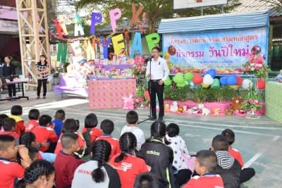 กิจกรรมส่งท้ายปีเก่าต้อนรับปีใหม่ โรงเรียนเทศบาลวัดธรรมโศภิต