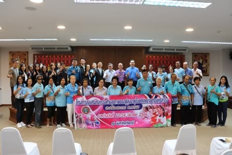 ต้อนรับคณะศึกษาดูงานจากเทศบาลตำบลศรีสำโรง จังหวัดสุโขทัย