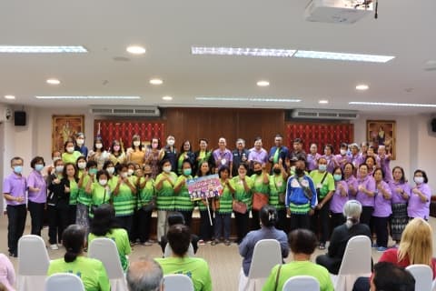 ต้อนรับคณะศึกษาดูงานจากองค์การบริหารส่วนตำบลแม่น้ำคู้ จังหวัดระยอง