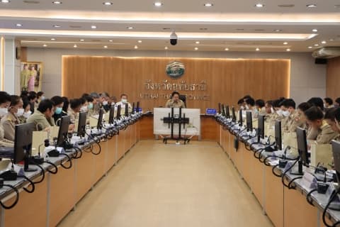 ประชุมคณะกรมการจังหวัด หัวหน้าส่วนราชการ ประจำเดือนเมษายน 2566