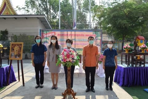 เปิดโครงการส่งเสริมกิจกรรมลูกเสือและเนตรนารีโรงเรียนเทศบาลวัดธรรมโศภิต