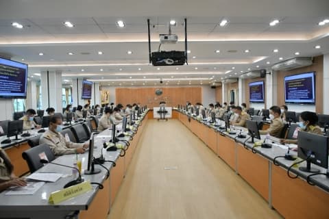 ร่วมประชุมคณะกรมการจังหวัด หัวหน้าส่วนราชการ ประจำเดือนกรกฎาคม 2564