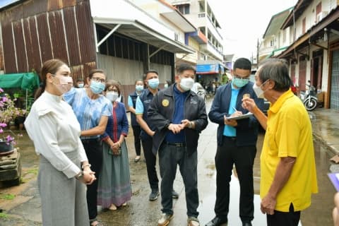 ตรวจเยี่ยมบ้านผู้ป่วยโรคมะเร็งในเขตเทศบาลเมืองอุทัยธานี