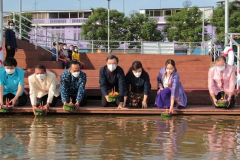 ร่วมประชาสัมพันธ์ลอยกระทงวิถีใหม่ สืบสานวัฒนธรรมไทย