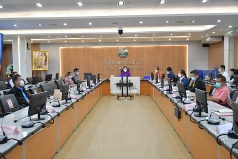 ประชุมเพื่อการขับเคลื่อนการพัฒนาพื้นที่ตามแนวพระราชดำริ ผ่านระบบวิดิทัศน์ทางไกล (vcs)