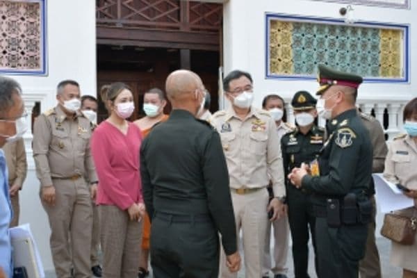 สำรวจพื้นที่เตรียมการรับเสด็จฯ