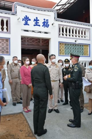 สำรวจพื้นที่เตรียมการรับเสด็จฯ