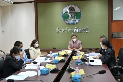 ร่วมประชุมใหญ่ ประจำปี 2565 มูลนิธิเพื่อการพัฒนากีฬาจังหวัดอุทัยธานี