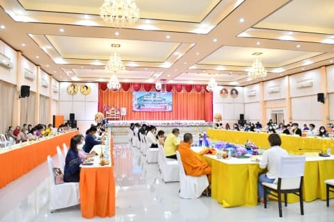 ประชุมการจัดเตรียมงานประเพณีตักบาตรเทโว ประจำปี พ.ศ. 2565