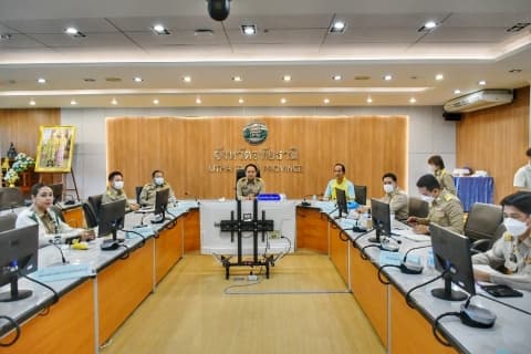 วมประชุมขับเคลื่อนและติดตามนโยบายของรัฐบาลและภารกิจสำคัญของกระทรวงมหาดไทย ประจำปีงบประมาณ 2566
