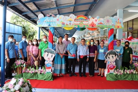 เปิดโครงการนิทรรศการวิชาการกิจกรรมเปิดบ้านวิชาการ โรงเรียนเทศบาลบ้านปากกะบาด